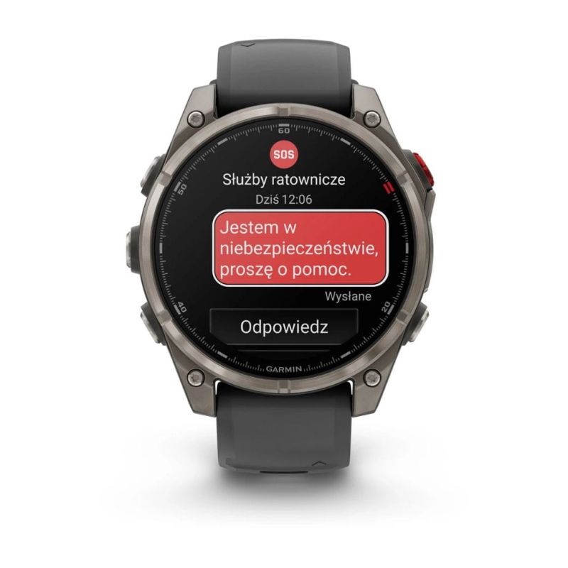 Zegarek Garmin fenix® 8 Pro – 47 mm - Amoled Graphite/Black