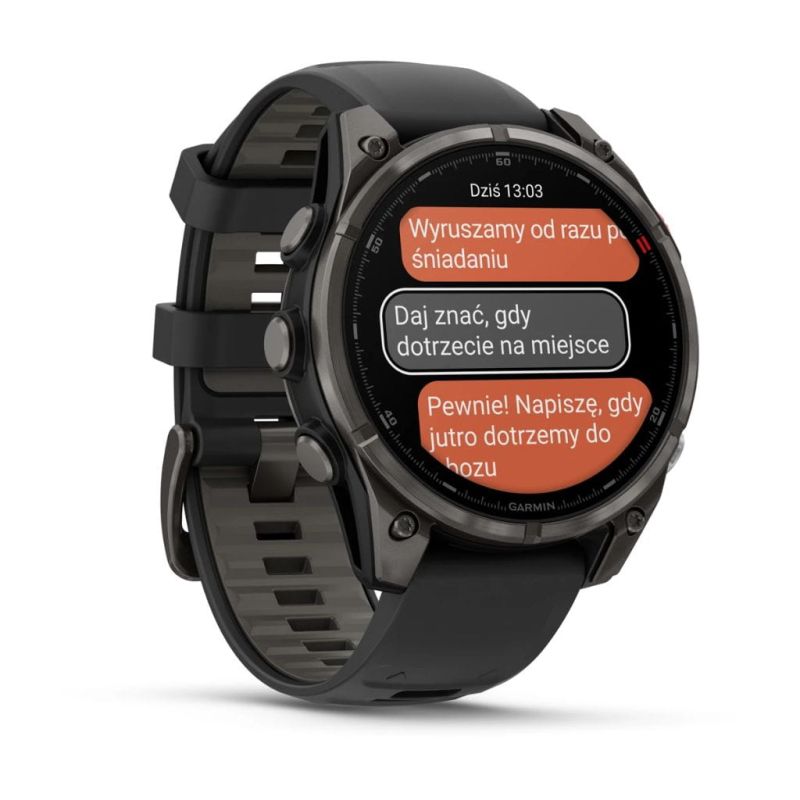 Zegarek Garmin fenix® 8 Pro – 47 mm - Amoled Black/Pebble grey