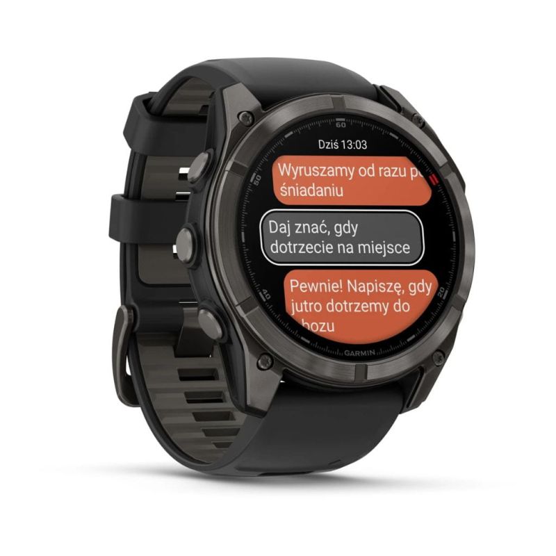 Zegarek Garmin fenix® 8 Pro – 51 mm - Amoled Black/Pebble grey