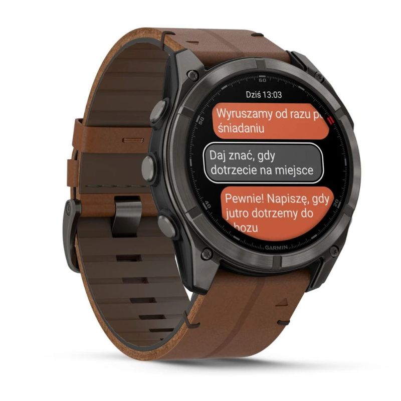Zegarek Garmin fenix® 8 Pro – 51 mm - Amoled Chestnut
