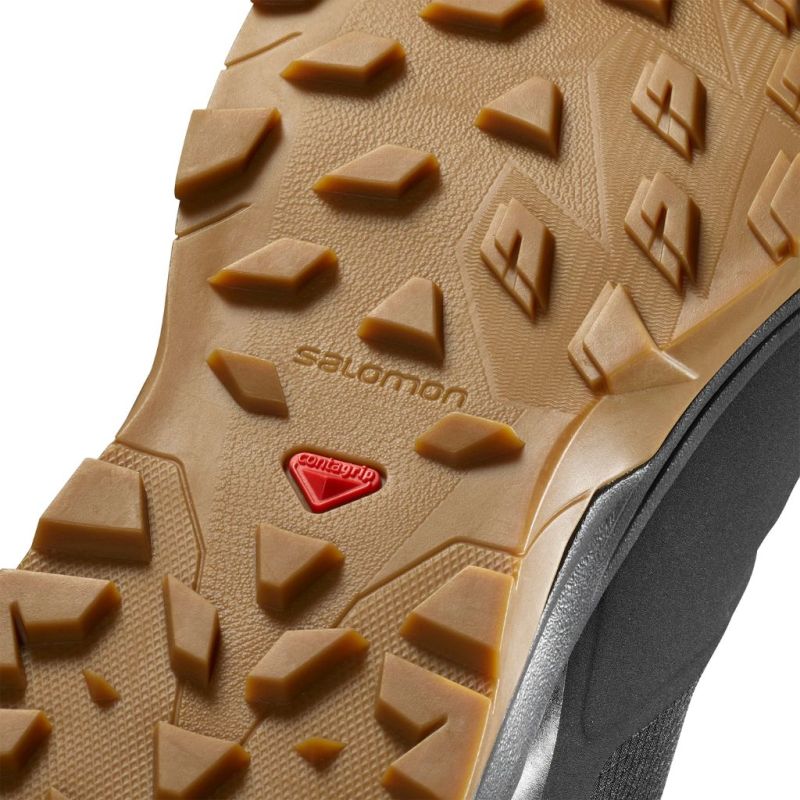Buty zimowe męskie Salomon OUTSNAP WATERPROOF Black/Ebony/Gum1a