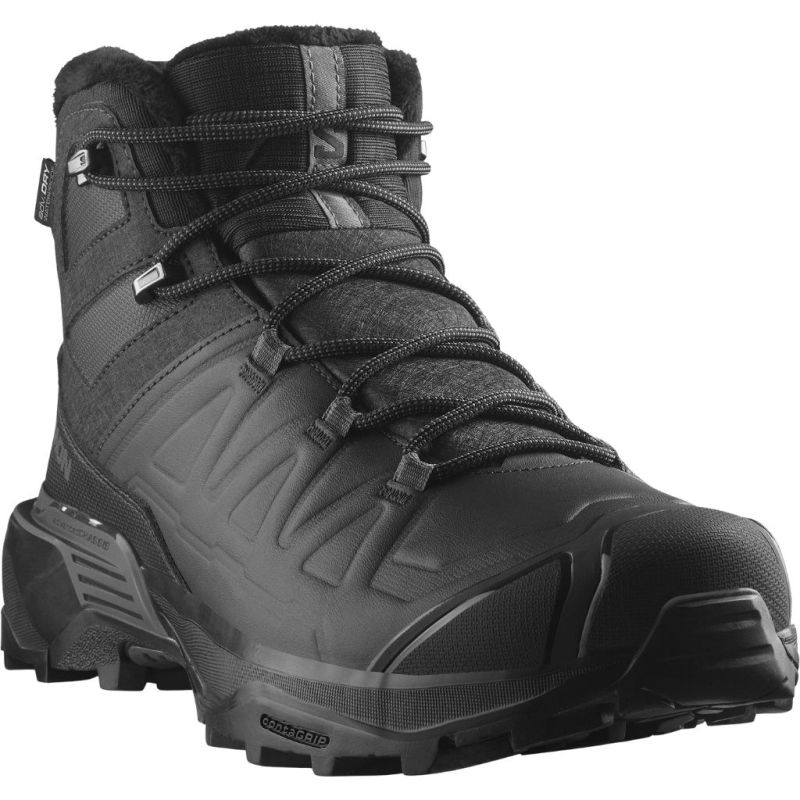 Buty zimowe męskie Salomon X ULTRA SNOWPILOT WATERPROOF Black/Phantom/Castlerock