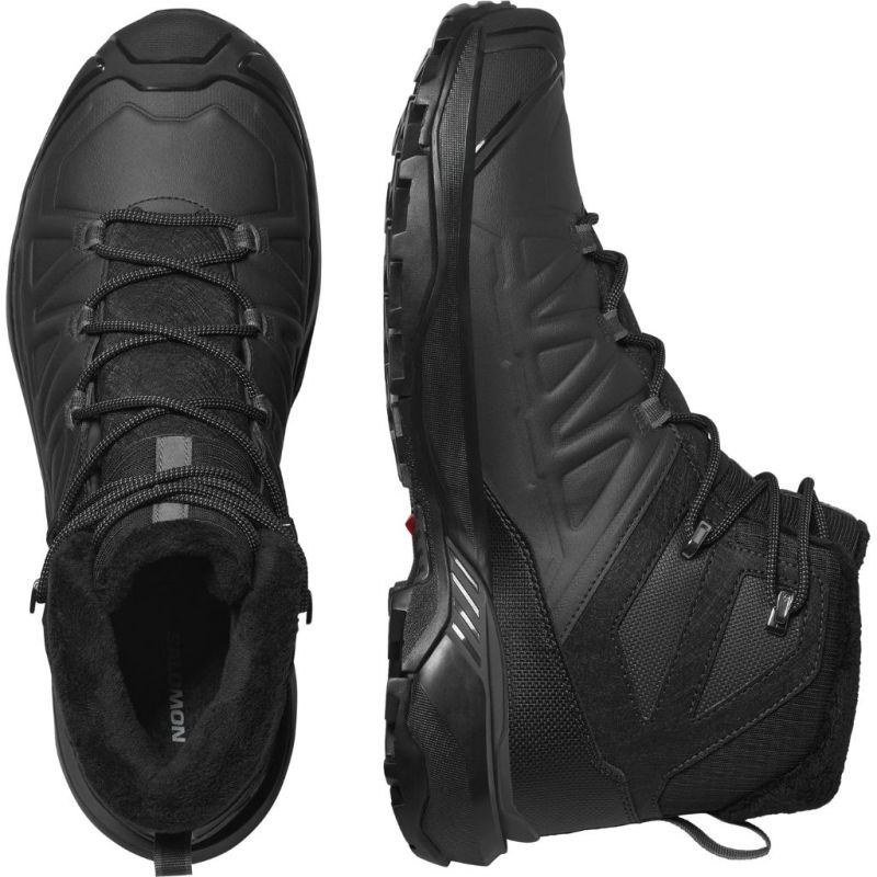 Buty zimowe męskie Salomon X ULTRA SNOWPILOT WATERPROOF Black/Phantom/Castlerock