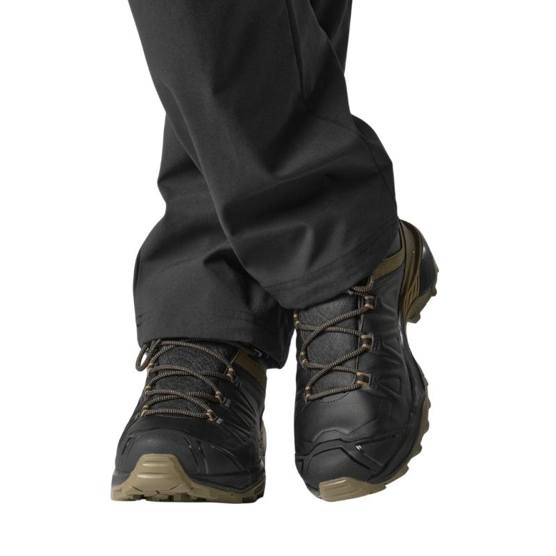Buty zimowe męskie Salomon X ULTRA SNOWPILOT WATERPROOF Black/Military Olive/Gothic Olive
