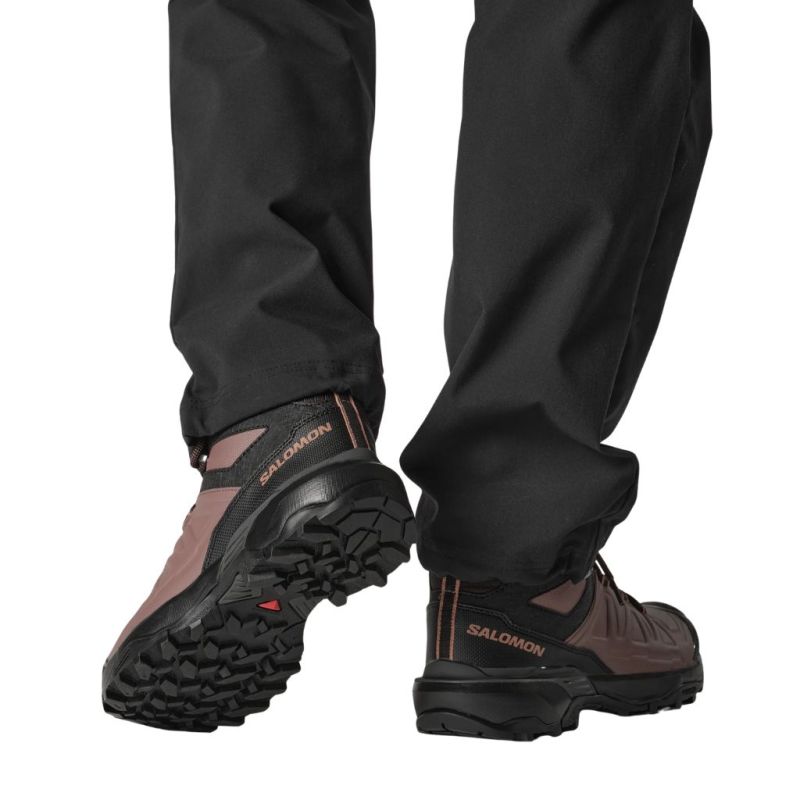 Buty zimowe damskie Salomon X ULTRA SNOWPILOT WATERPROOF Black/Peppercorn/Cognac