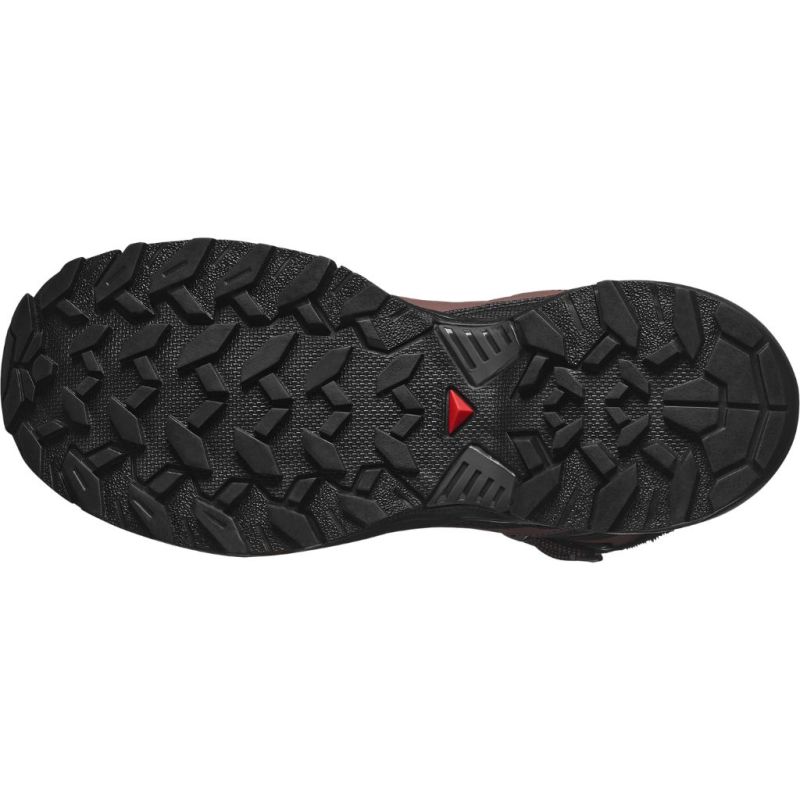 Buty zimowe damskie Salomon X ULTRA SNOWPILOT WATERPROOF Black/Peppercorn/Cognac