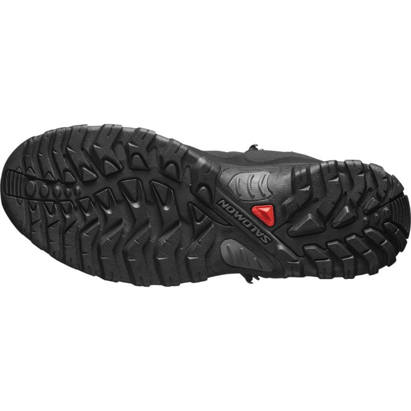 Buty zimowe męskie Salomon SHELTER WATERPROOF Black/Asphalt/Castlerock