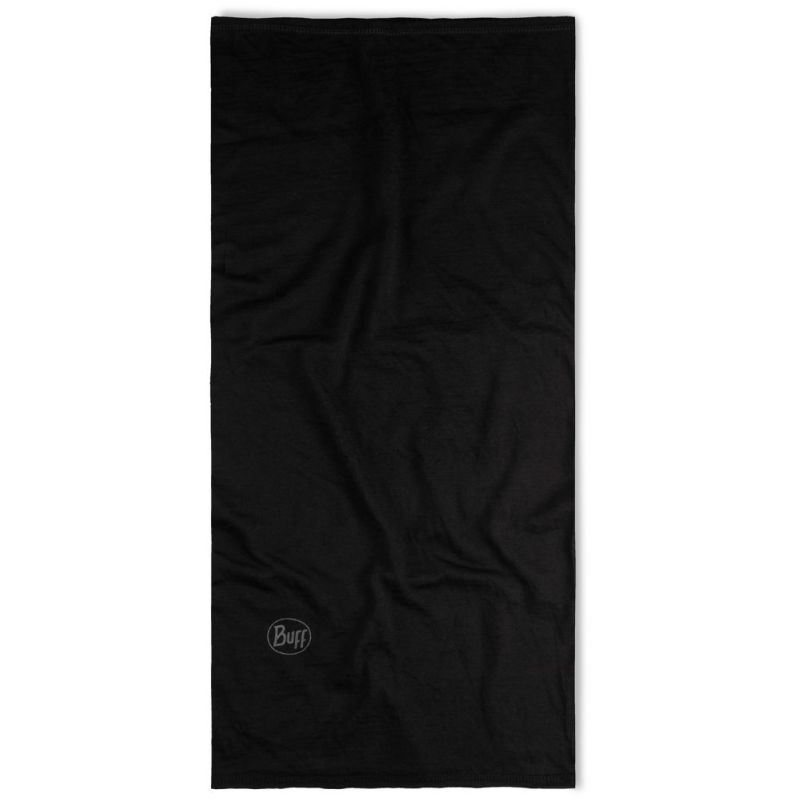 Komin Buff Merino Lightweight Solid Black