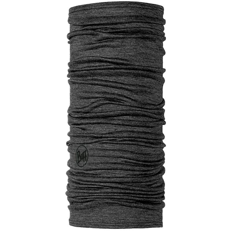 Komin Buff Merino Lightweight Solid Grey