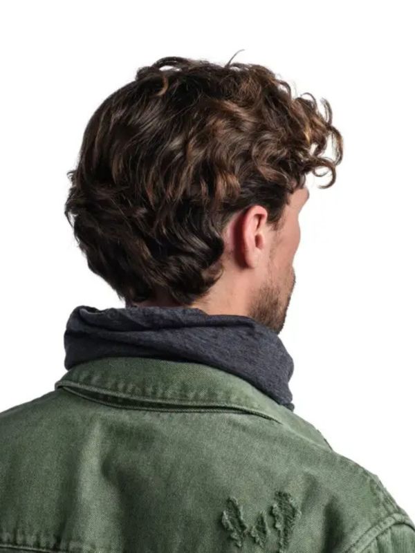Komin Buff Merino Lightweight Solid Grey