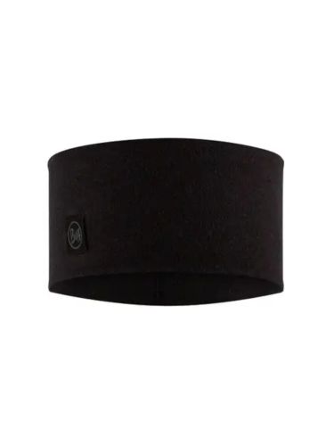 Opaska Buff Merino Wide Headband Solid Black