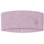 Opaska Buff Merino Wide Headband Solid Lilac Sand