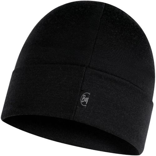 Czapka Buff Merino Heavyweight Beanie Solid Black
