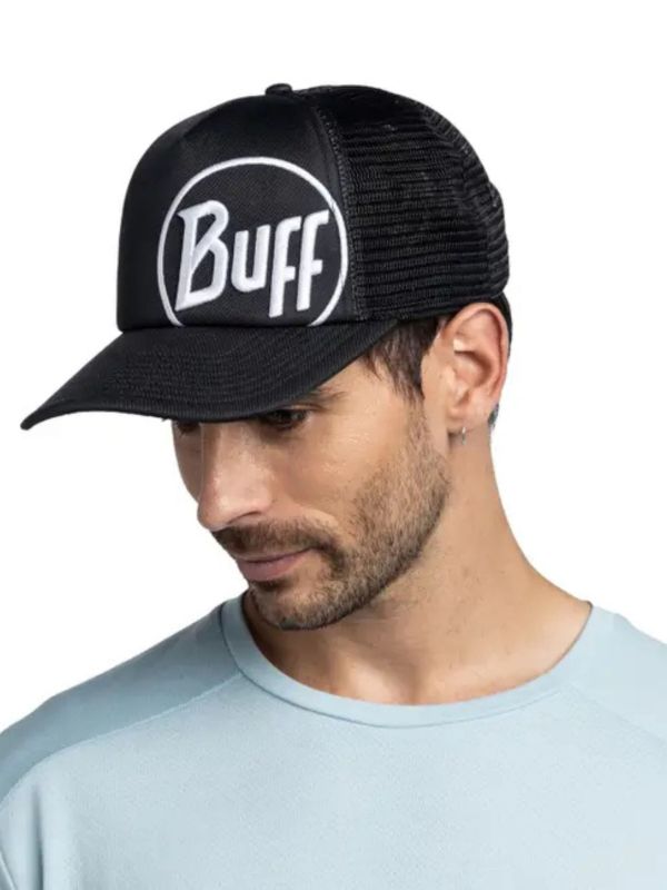 Czapka z daszkiem Buff Trucker Cap Logo Black L/XL
