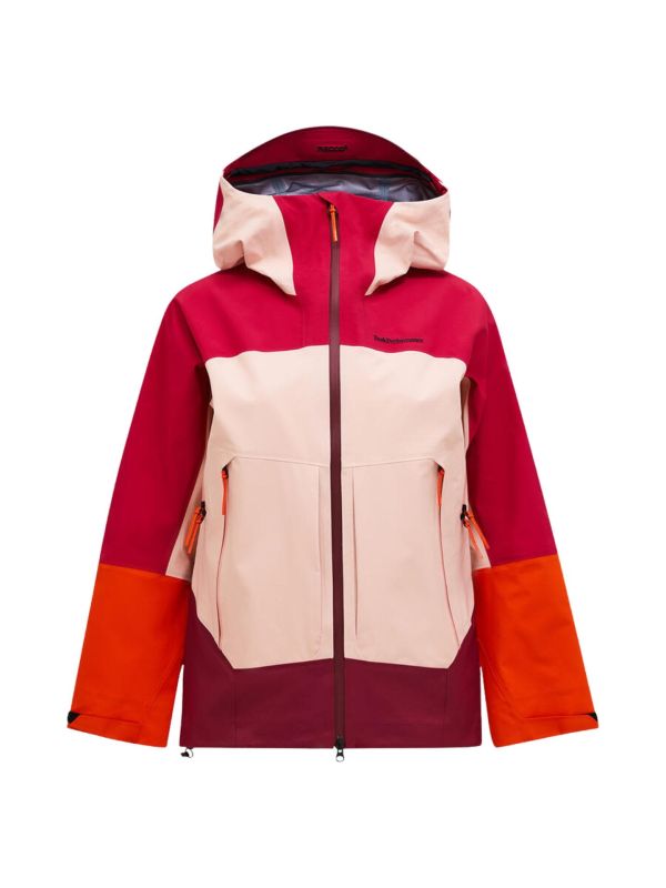 Kurtka Peak Performance damska W Vislight Gore-Tex C-Knit Tech Burgundy