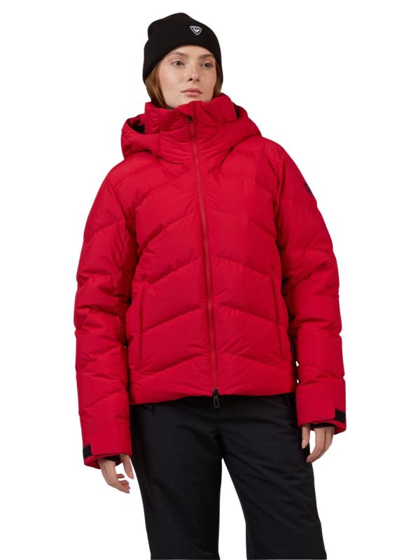 Kurtka narciarska damska Rossignol Wispile Ripstop Down Ruby Red