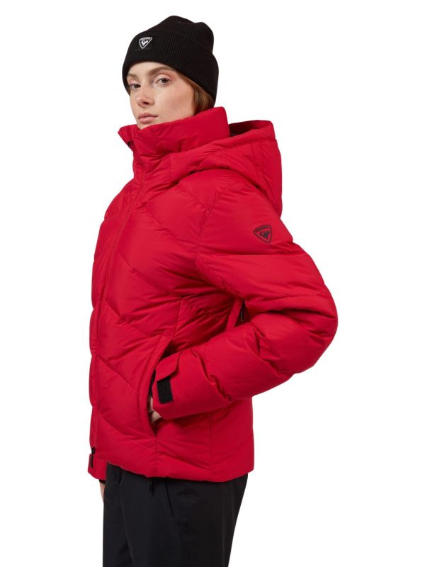 Kurtka narciarska damska Rossignol Wispile Ripstop Down Ruby Red