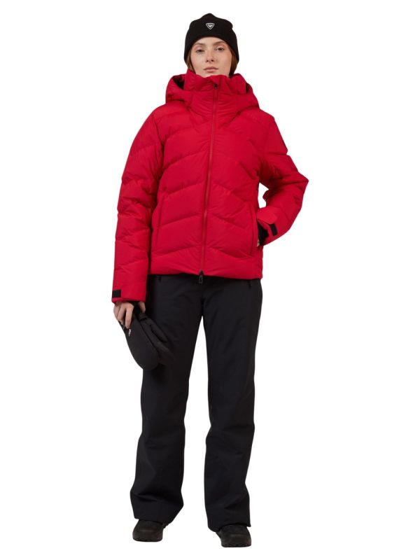Kurtka narciarska damska Rossignol Wispile Ripstop Down Ruby Red