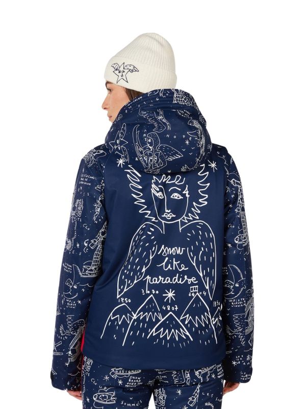 Kurtka narciarska damska Rossignol JCC Sublim Snow Angel Cosmic Print