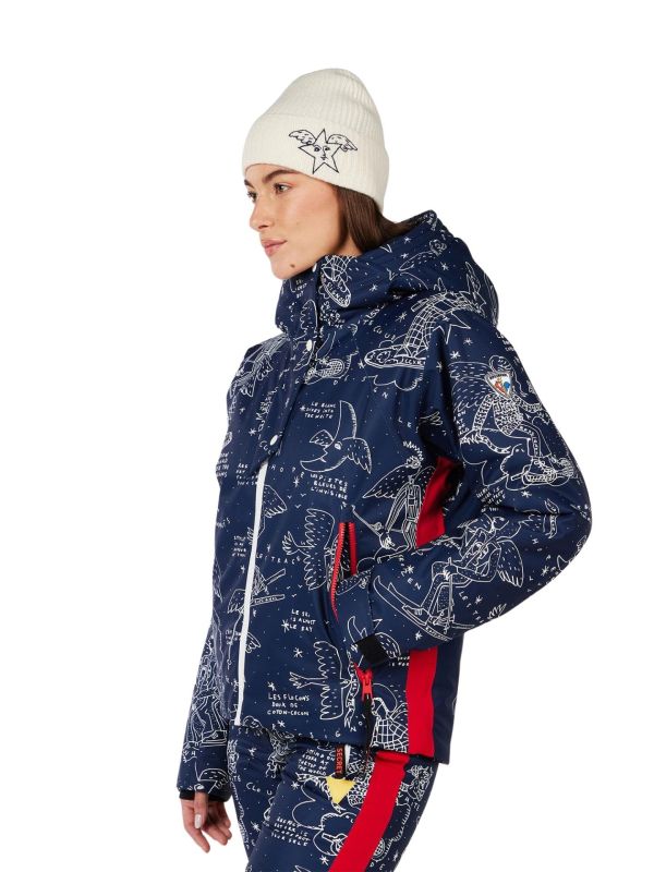 Kurtka narciarska damska Rossignol JCC Sublim Snow Angel Cosmic Print