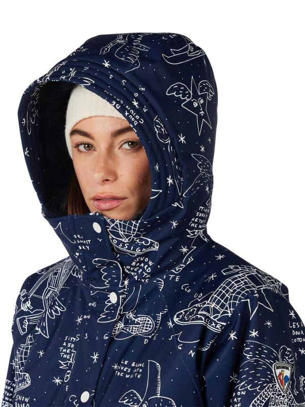 Kurtka narciarska damska Rossignol JCC Sublim Snow Angel Cosmic Print