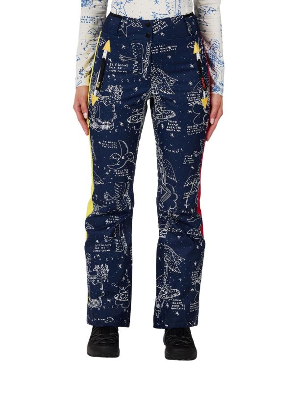 Spodnie narciarskie damskie Rossignol JCC Sublim Snow Angel Cosmic Print