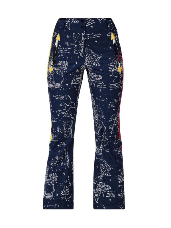 Spodnie narciarskie damskie Rossignol JCC Sublim Snow Angel Cosmic Print