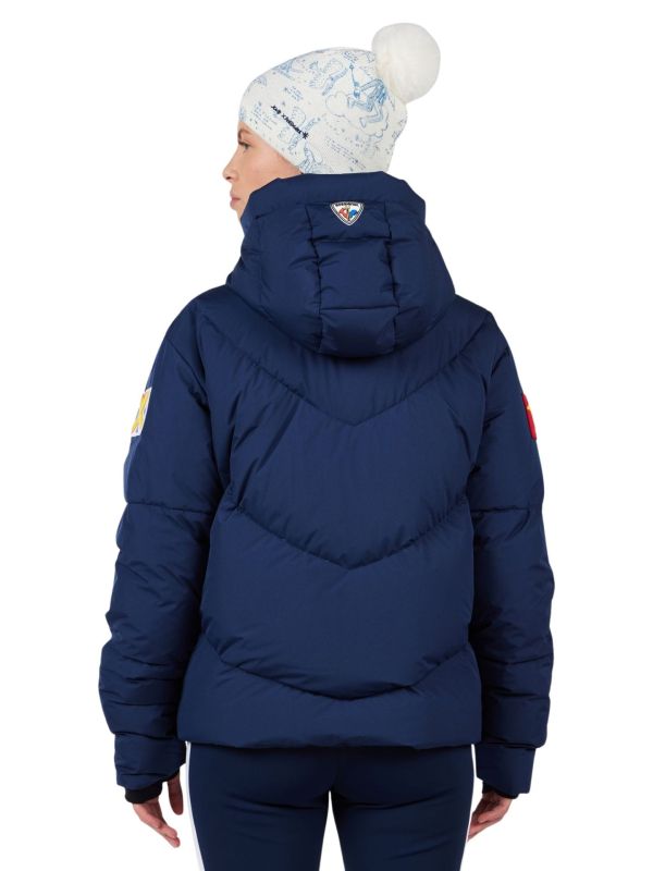 Kurtka narciarska damska Rossignol JCC All Snow Down Cosmic Blue