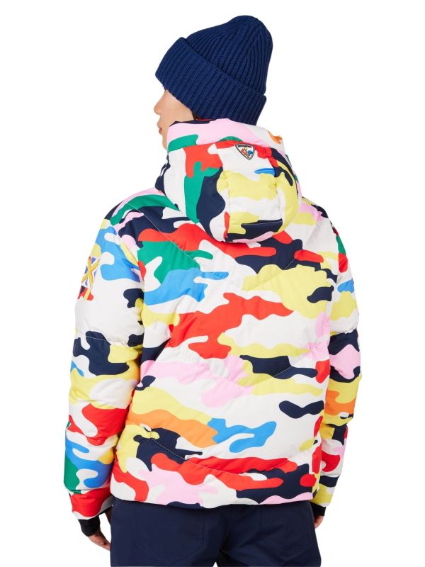 Kurtka narciarska damska Rossignol JCC All Snow Down Camo Print