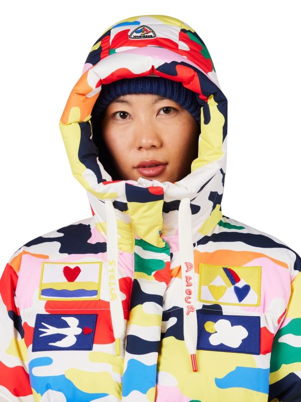 Kurtka narciarska damska Rossignol JCC All Snow Down Camo Print