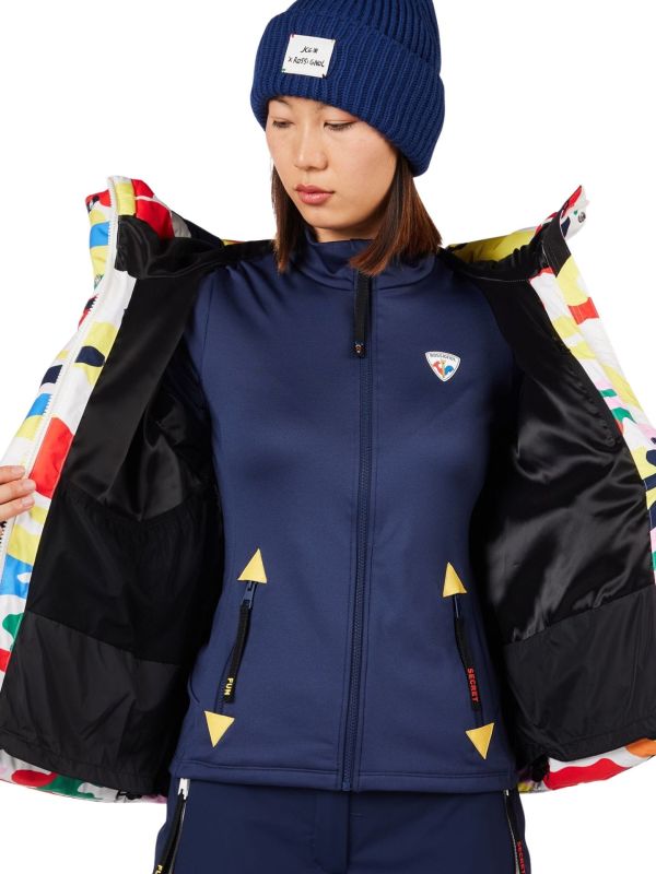 Kurtka narciarska damska Rossignol JCC All Snow Down Camo Print