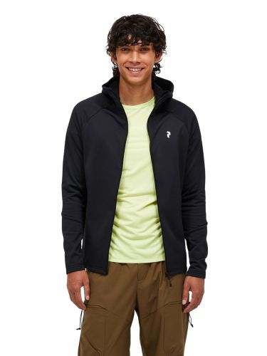 Bluza męska Peak Performance Rider Essentials Midlayer Zip Hood black