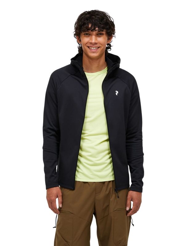 Bluza Peak Performance męska M Rider Essentials Zip Hood Jacket Black