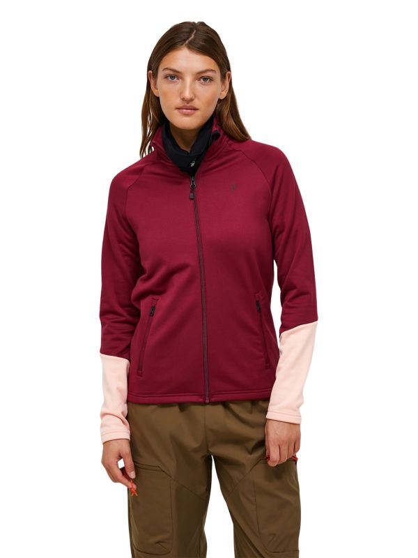 Bluza Peak Performance damska W Rider Essentials Zip Jacket Vertical Zenith