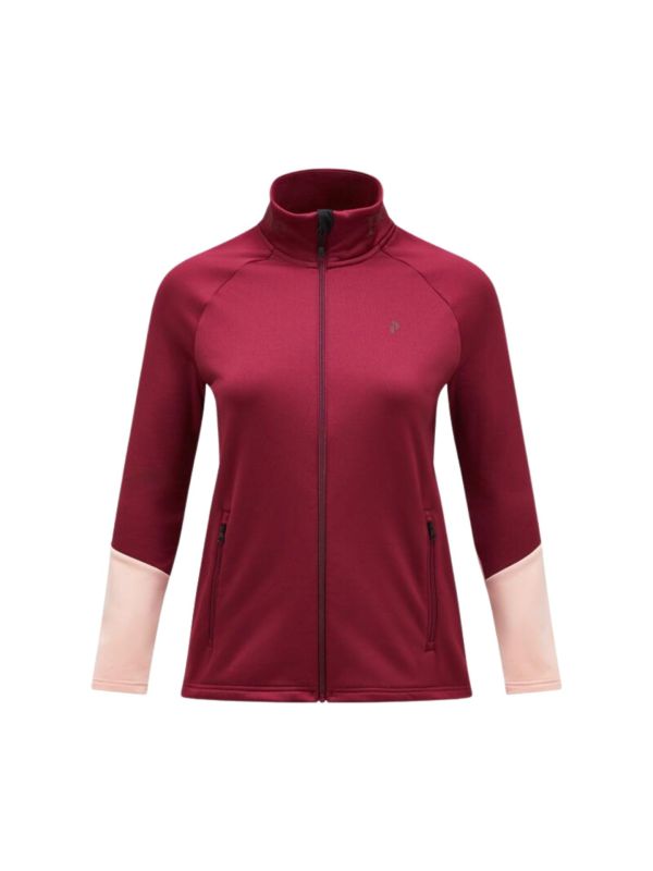 Bluza Peak Performance damska W Rider Essentials Zip Jacket Vertical Zenith