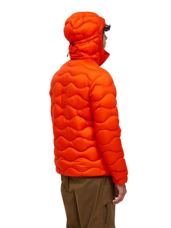 Kurtka Peak Performance męska Helium Down Hood Jacket Solar Burst