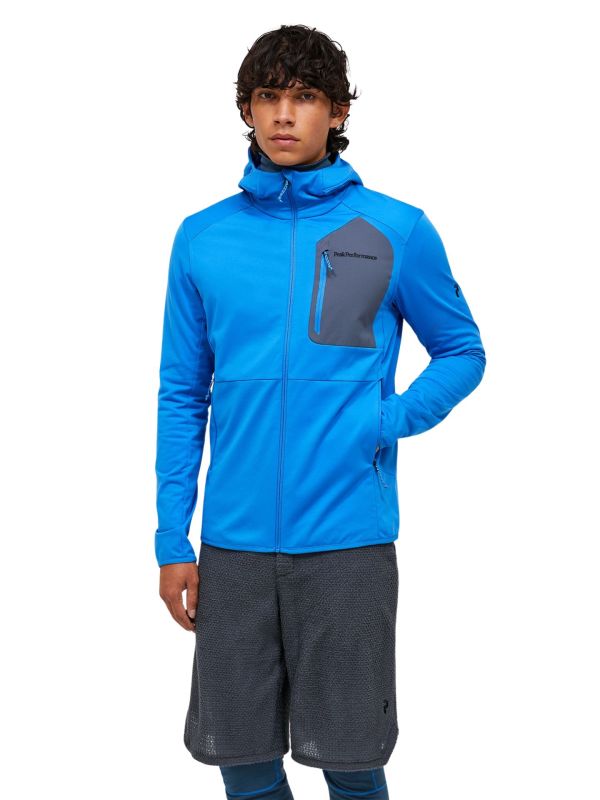 Kurtka Peak Performance męska M Utility Light Zip Hood Azure Ascent