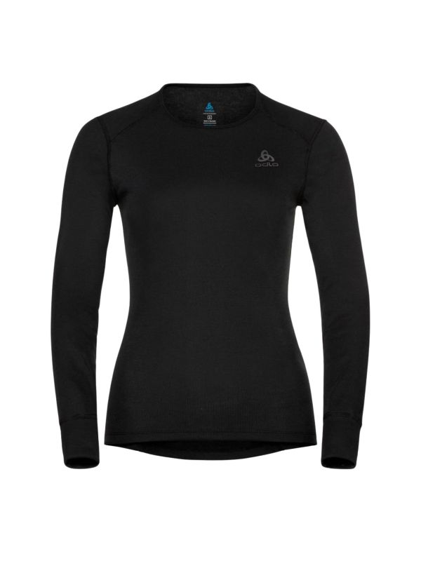 Koszulka termoaktywna damska Odlo Active Warm ECO Black