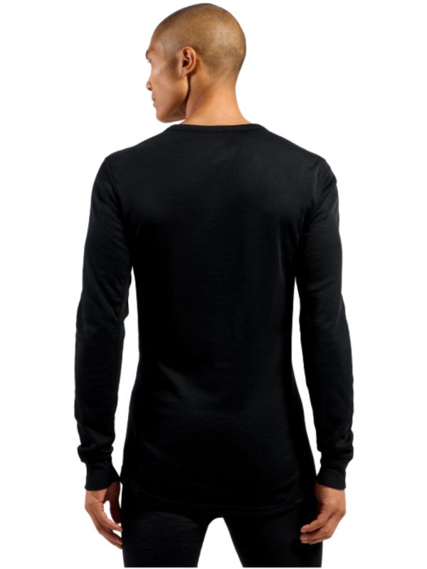 Koszulka termoaktywna męska Odlo Active Warm ECO Black