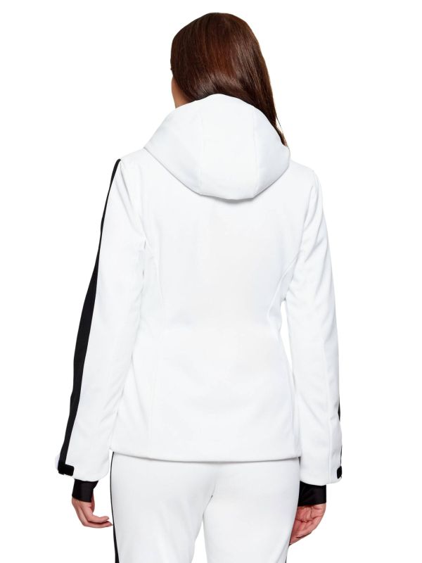 Kombinezon narciarski damski EA7 Emporio Armani Kitzbühel Softshell Tris (Jacket + Vest + Pants) White