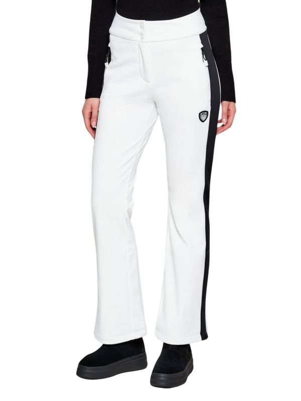 Kombinezon narciarski damski EA7 Emporio Armani Kitzbühel Softshell Tris (Jacket + Vest + Pants) White