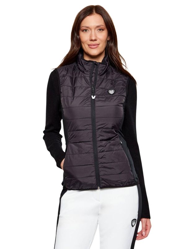 Kombinezon narciarski damski EA7 Emporio Armani Kitzbühel Softshell Tris (Jacket + Vest + Pants) White
