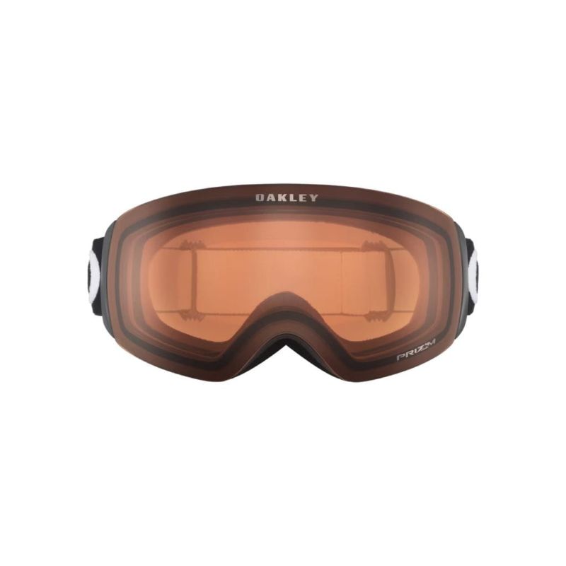 Gogle narciarskie Oakley - Flight Deck M - Matte Black - Prizm Snow Persimmon