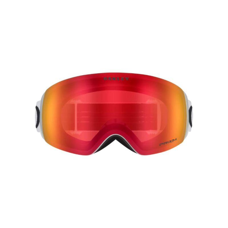 Gogle narciarskie Oakley - Flight Deck M - Matte White - Prizm Snow Torch Iridium