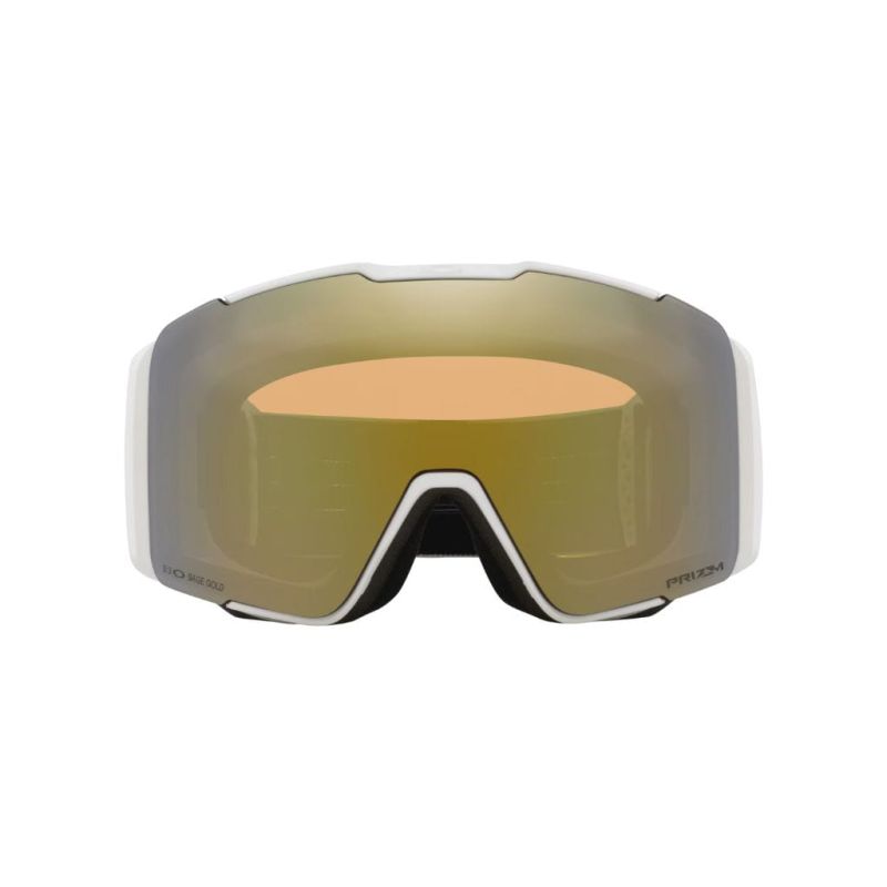 Gogle narciarskie Oakley - Line Miner Pro L - Matte White - Prizm Sage Gold & Prizm Sapphire