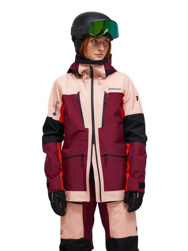 Kurtka Peak Performance damska W Vertical Gore-Tex Pro Peach Fuzz