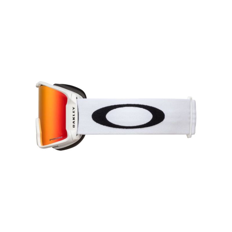 Gogle narciarskie Oakley - Line Miner M - Matte White - Prizm Snow Torch Iridium
