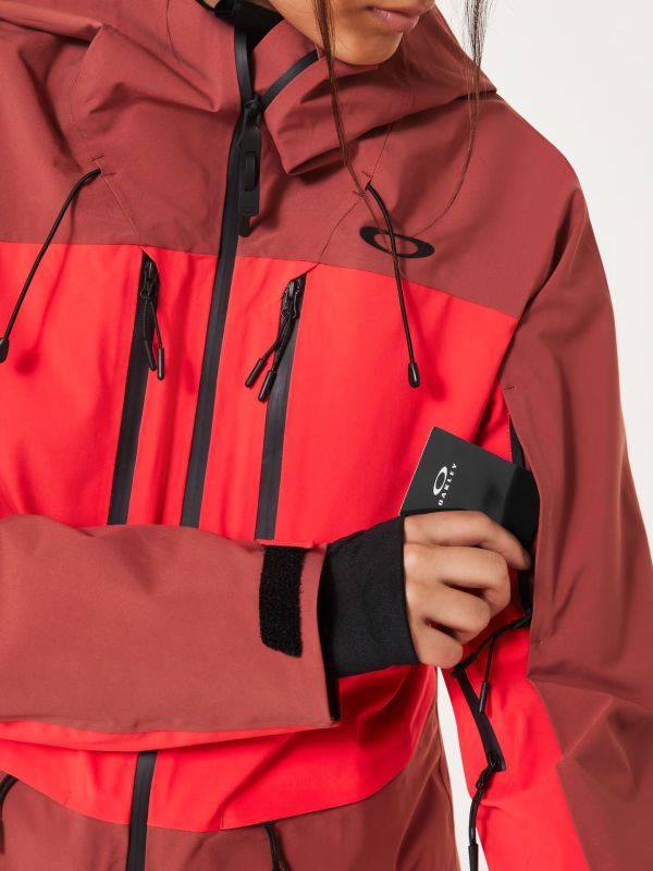Kurtka narciarska damska Oakley W. Kendall RC Shell Jacket Hibiscus Red/Rosewood