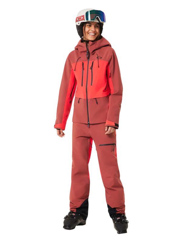 Kurtka narciarska damska Oakley W. Kendall RC Shell Jacket Hibiscus Red/Rosewood