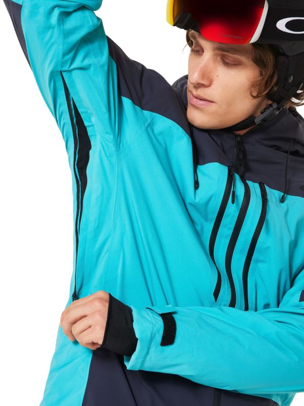 Kurtka narciarska męska Oakley Canopy Pro Insulated Jacket Swimming Pool Blue